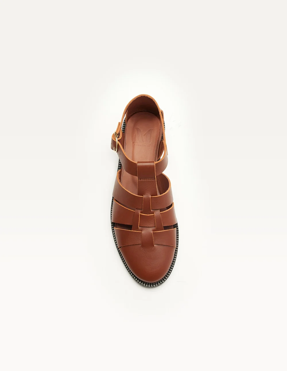 Sandales Inès - Cuir marron - Image 3