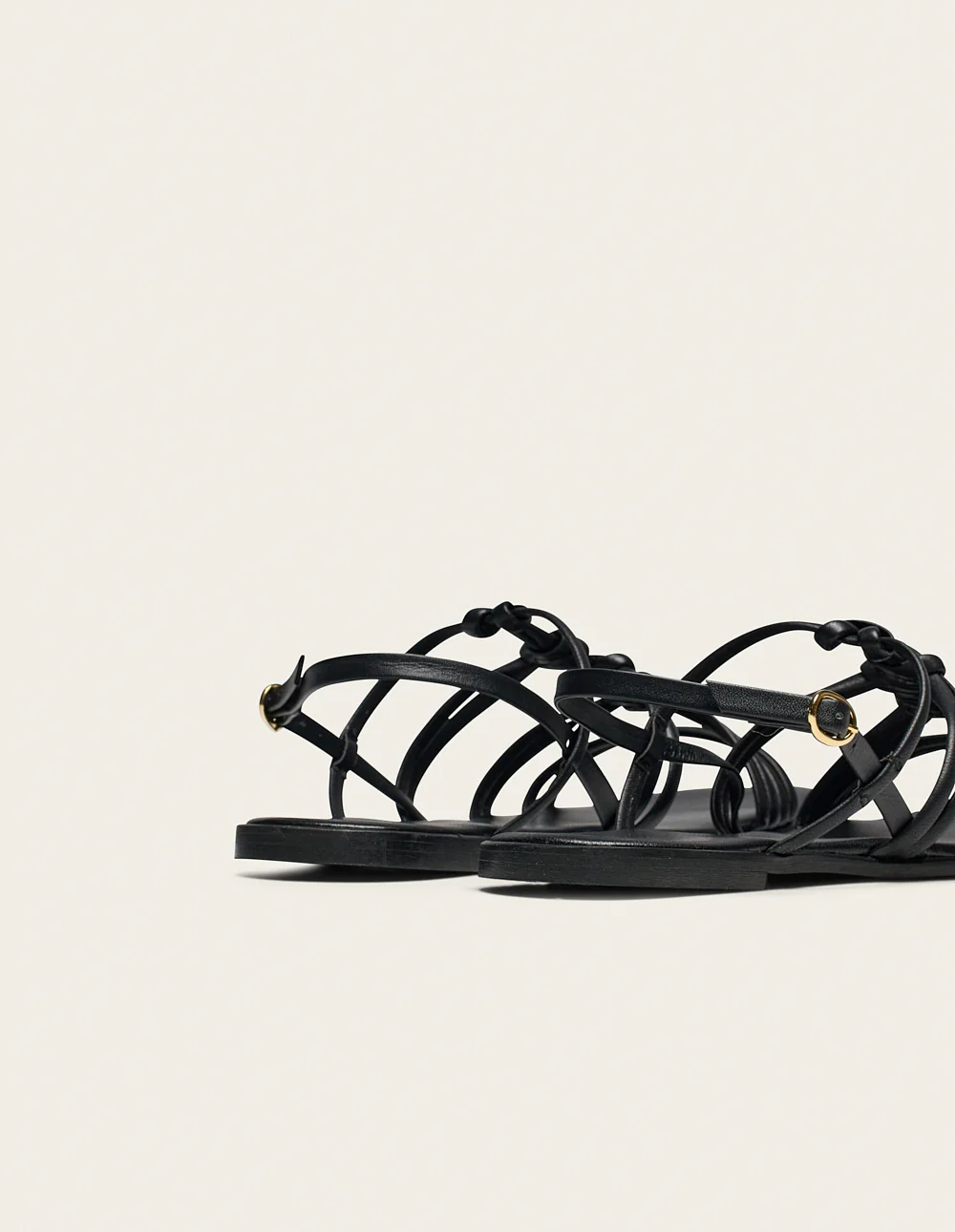 Sandales Naen - Cuir noir - Image 5