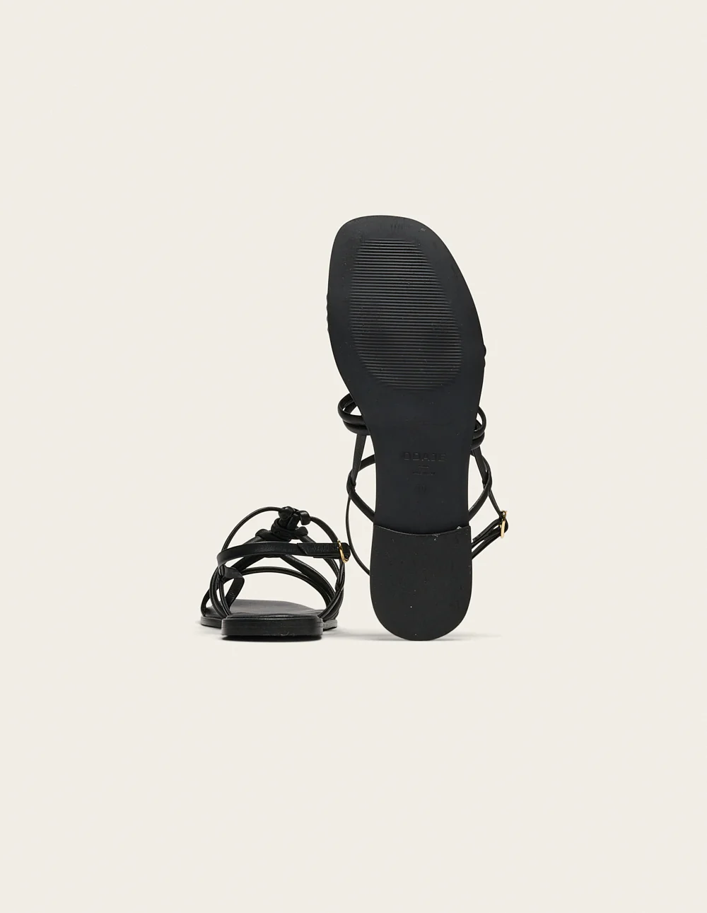 Sandales Naen - Cuir noir - Image 6