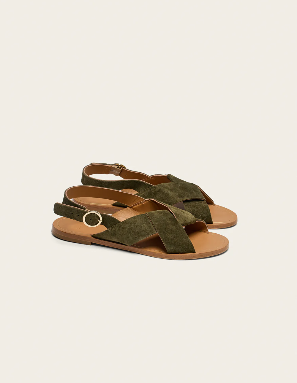Sandales Paloma - Suède kaki - Image 2