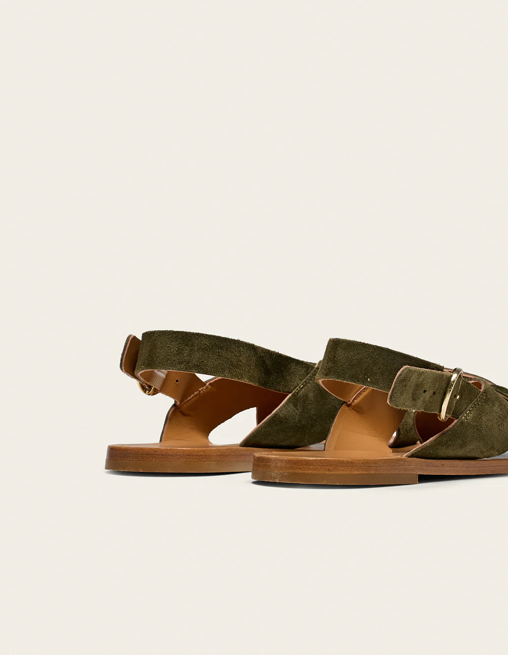 Sandales Paloma - Suède kaki - Image 3