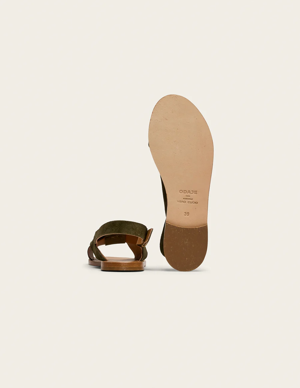 Sandales Paloma - Suède kaki - Image 4
