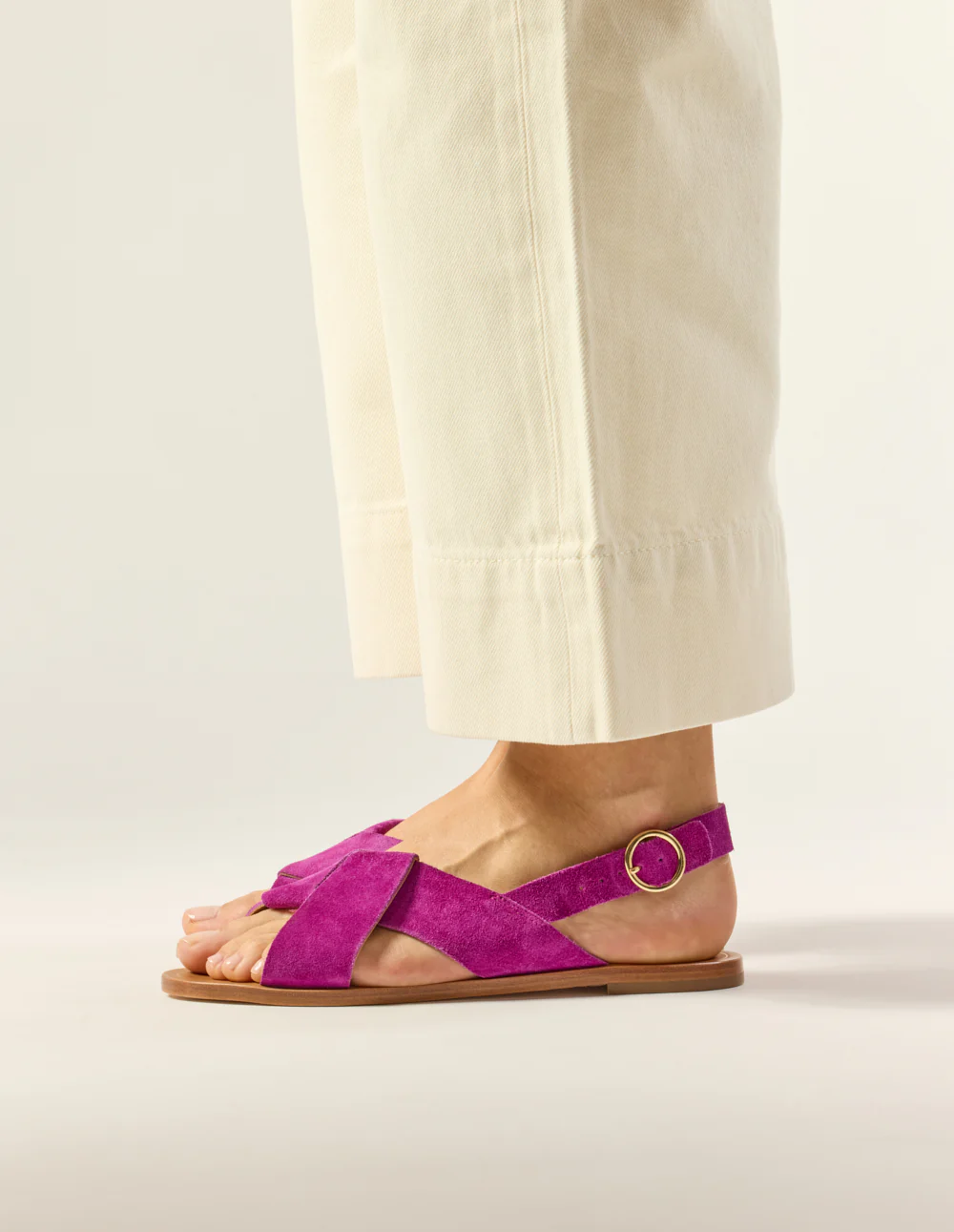 Sandales Paloma - Suède magenta - Image 4