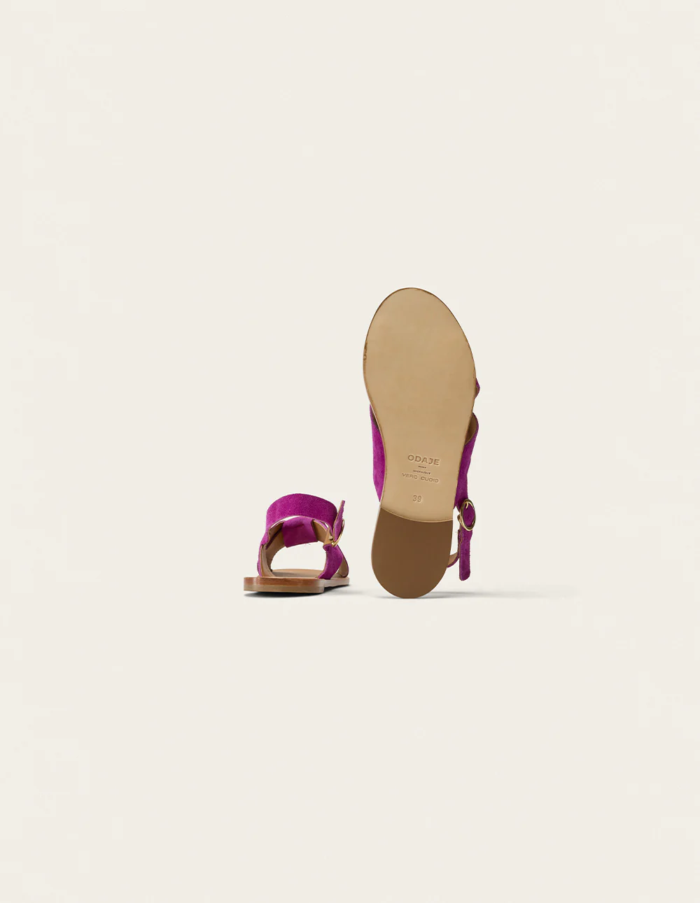 Sandales Paloma - Suède magenta - Image 5
