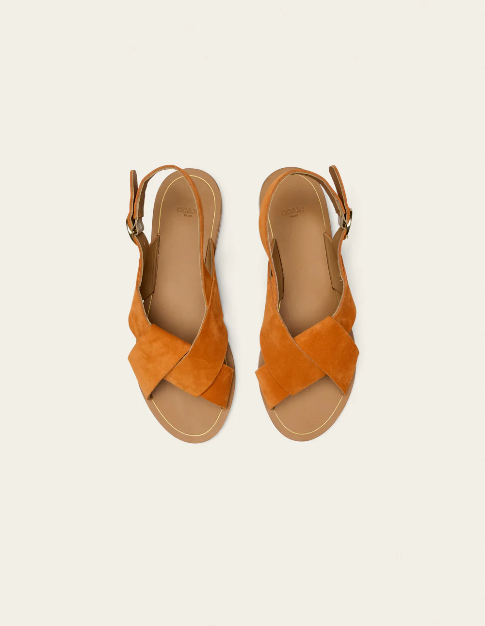 Sandales Paloma - Suède orange - Image 5