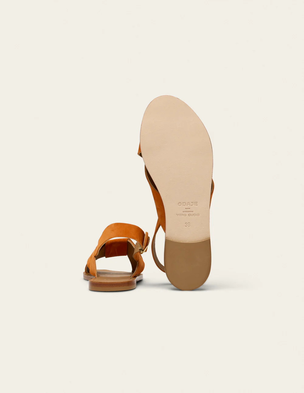 Sandales Paloma - Suède orange - Image 6