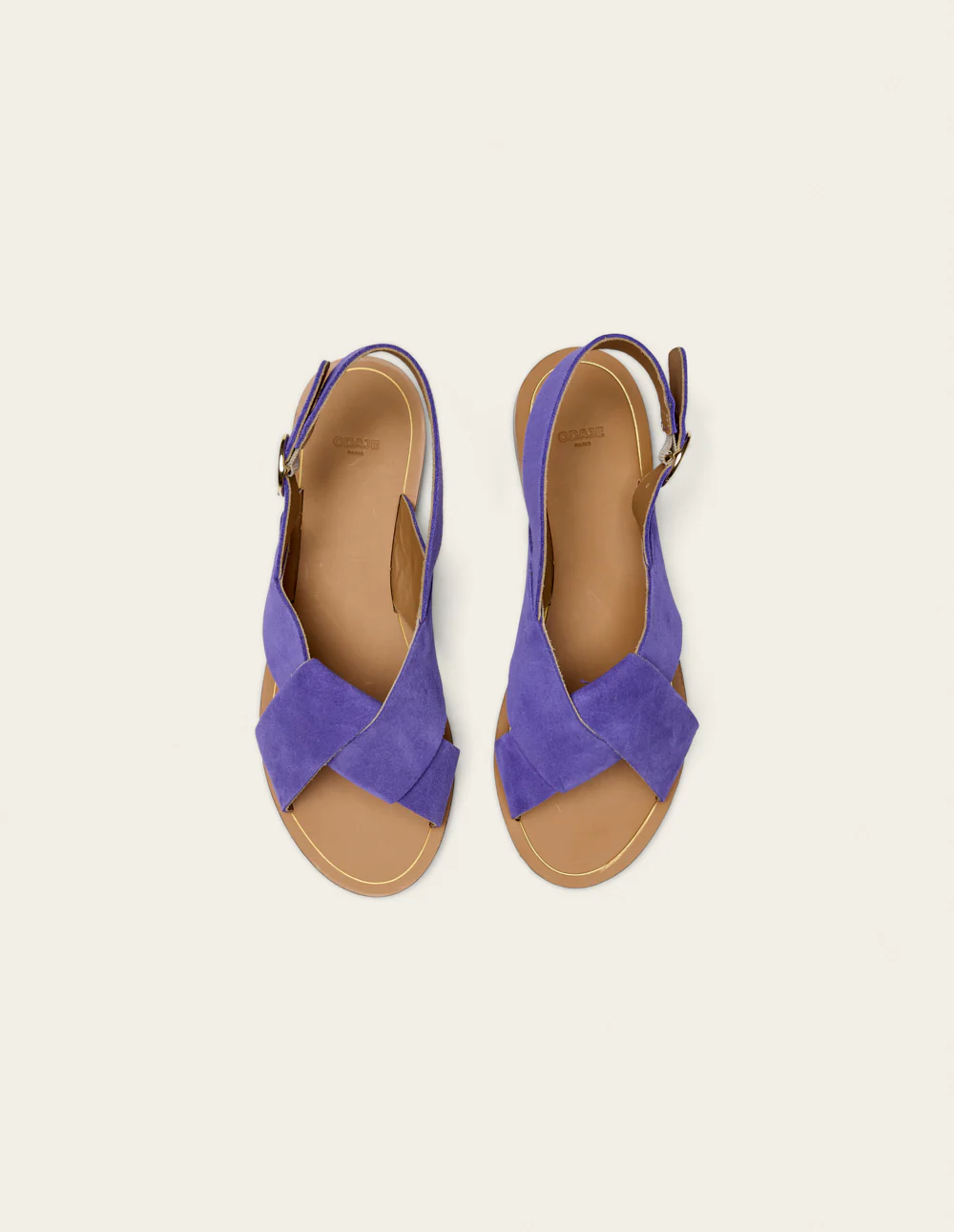 Sandales Paloma - Suède violet - Image 6