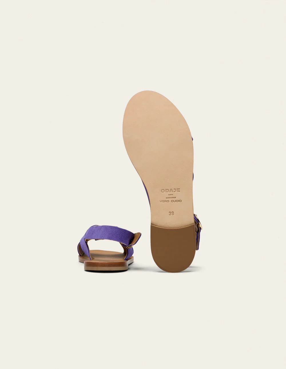 Sandales Paloma - Suède violet - Image 7
