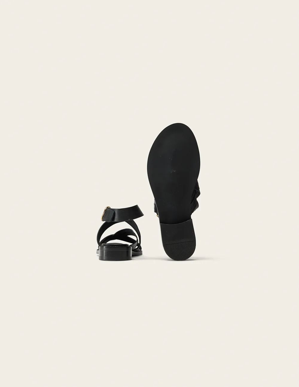Sandales Pinti - Cuir noir - Image 4