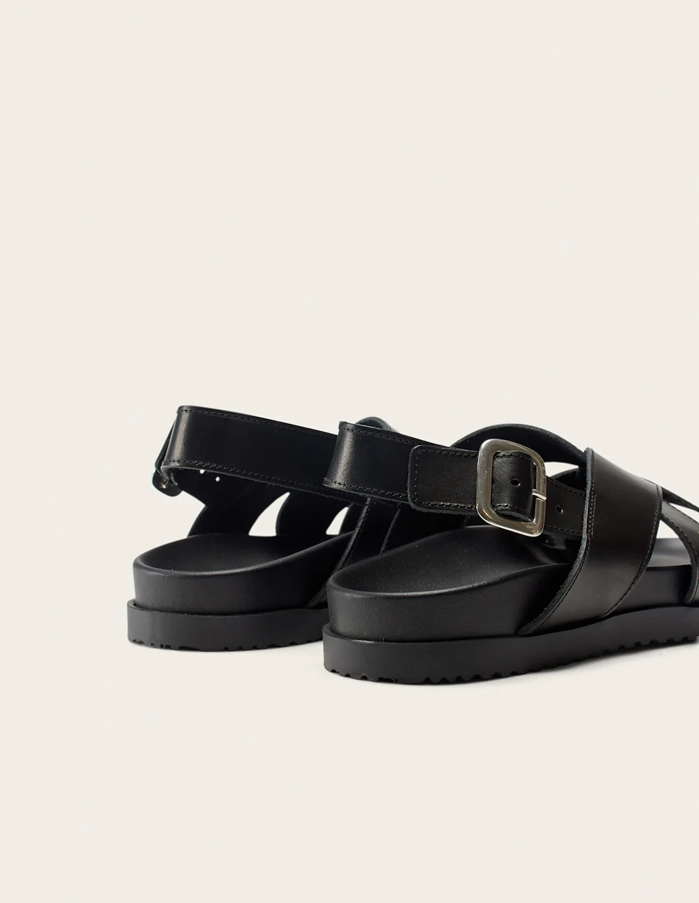 Sandales Sandra - Cuir noir - Image 4
