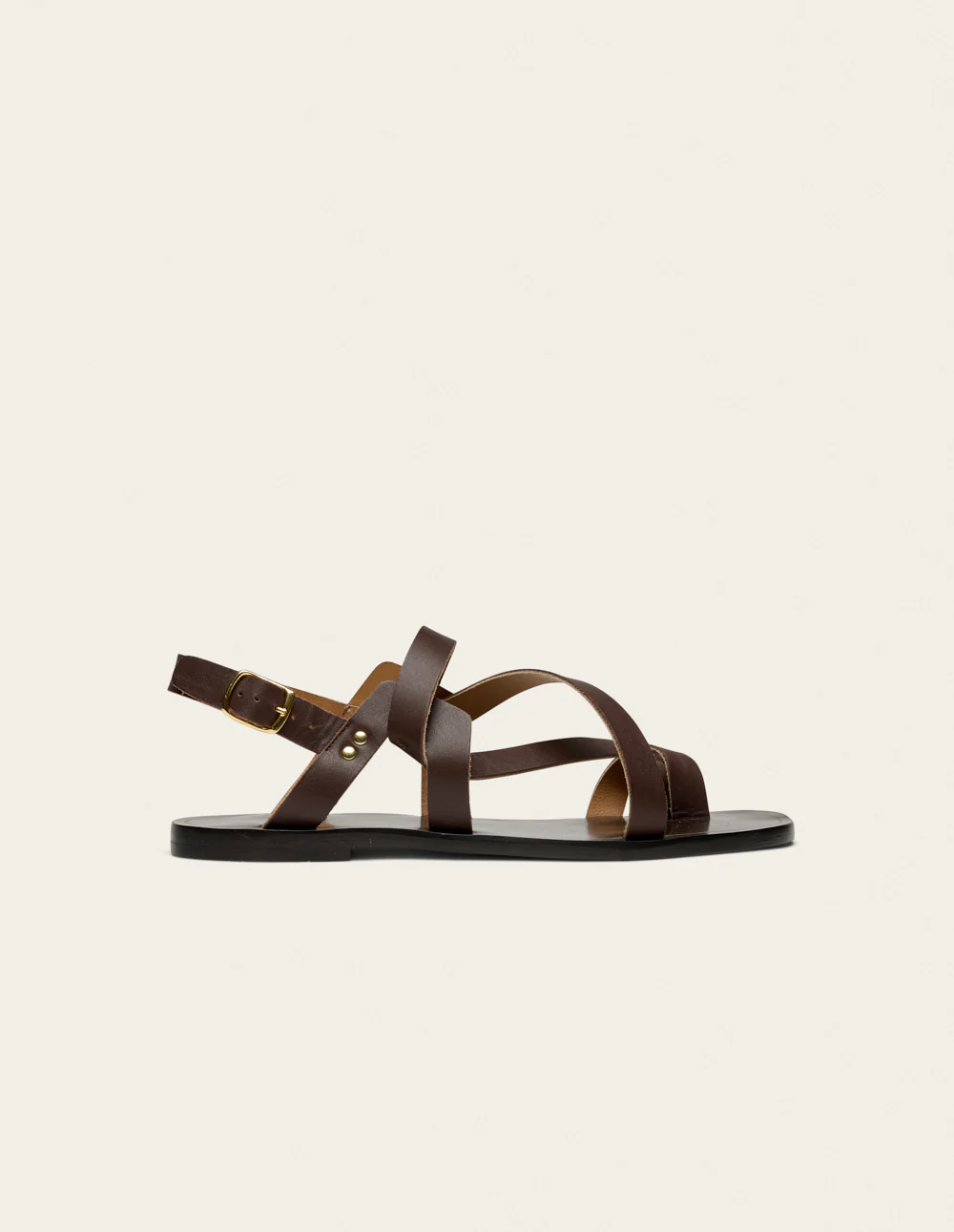 Sandales Siani - Cuir chocolat